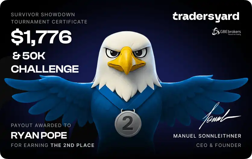 Trader payout screenshot